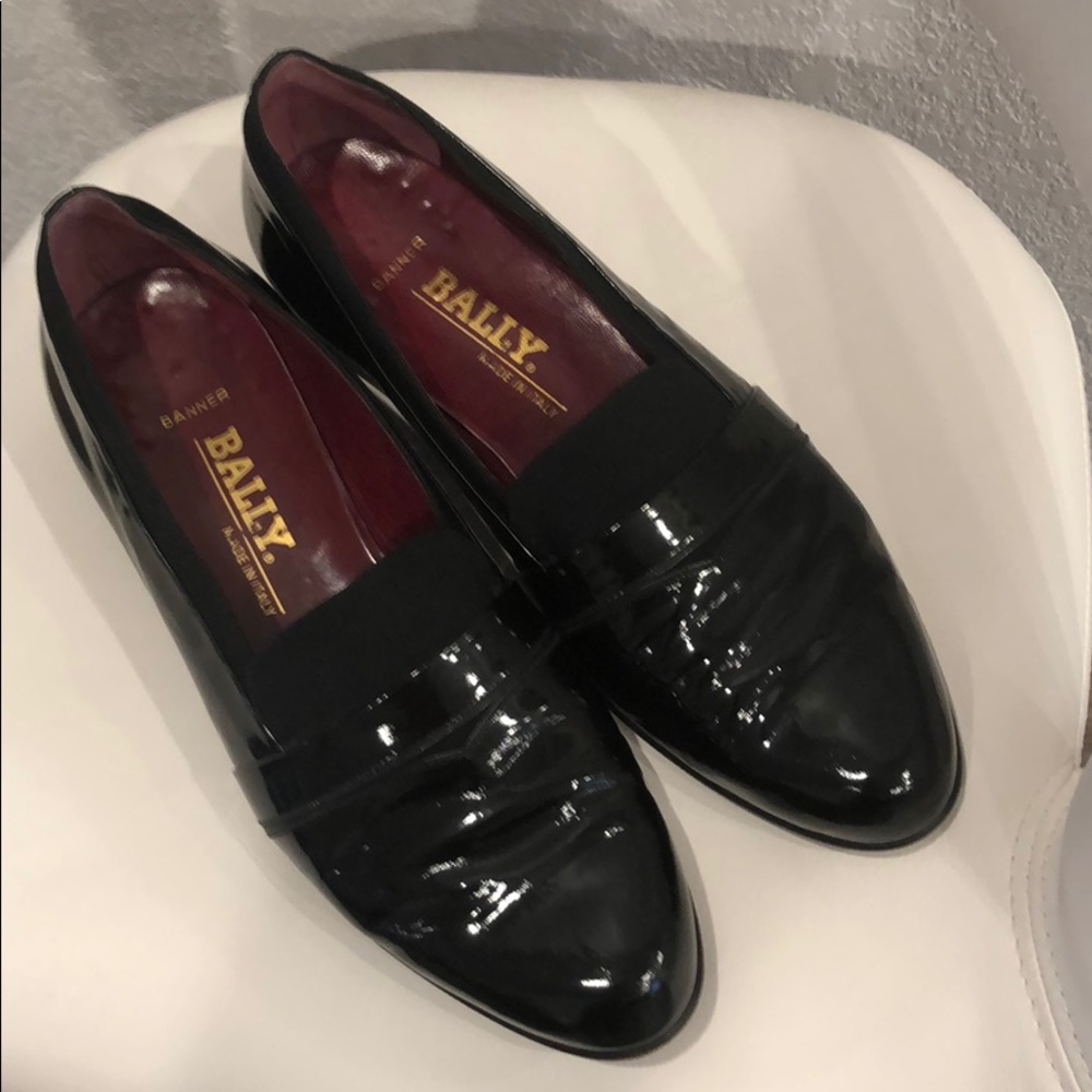 Bally Banner Black Dress Shoes